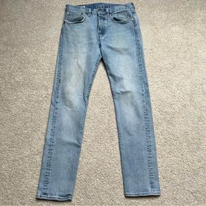 Levis Jeans 501 Fresh Leaves Justin Timberlake light wash